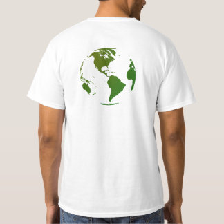 Ik schrijf om het wereldt-shirt te veranderen t-shirt