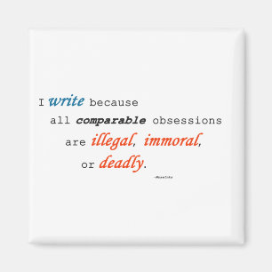 Ik schrijf omdat... magneet