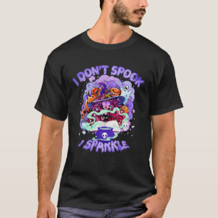 Ik schrik niet dat ik schitter voor Halloween Scha T-shirt