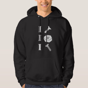 Ik Schroef Moer Bout - Grappige Nieuwigheid Mechan Hoodie