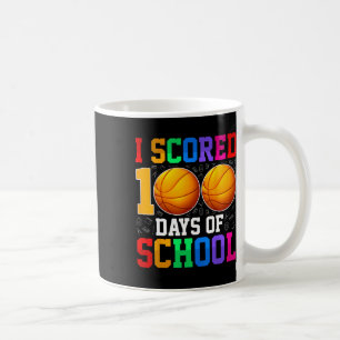 Ik scoorde 100 dagen school Bysketll Kids Student Koffiemok