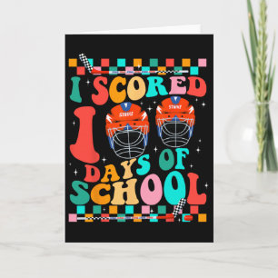 Ik Scoorde 100 Dagen School Hockey Kids Student On Kaart
