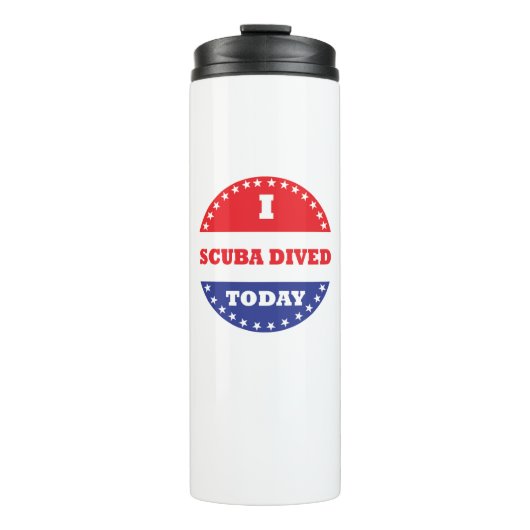 Ik Scuba stierf vandaag Thermosbeker (Voorkant)