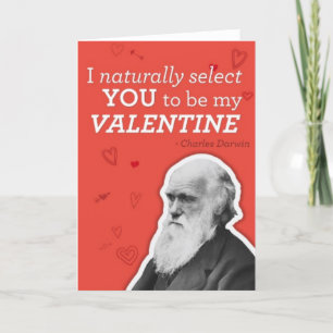 Ik selecteer u natuurlijk als mijn Valentijn Feestdagen Kaart