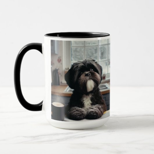 Ik Shih Tzu niet Kerst Koffie Mok Cup (Links)