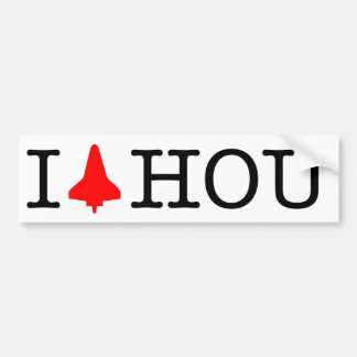 Ik Shuttle Houston Bumpersticker
