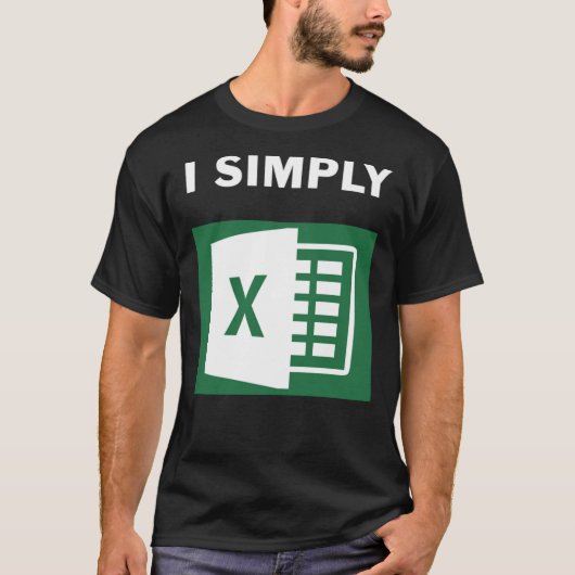 Ik simpelweg Excel Classic T-Shirt (Voorkant)