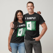Ik simpelweg Excel Classic T-Shirt (Unisex)