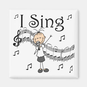 Ik Sing Magnet Magneet