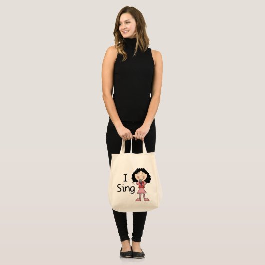 Ik Sing Vrouw Tshirts and Gifts Tote Bag (Voorkant (model))