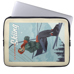 Ik skiet liever print laptop sleeve
