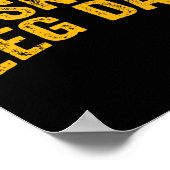 Ik Skip Leg Day Funny Comedy Workout Poster (Hoek)