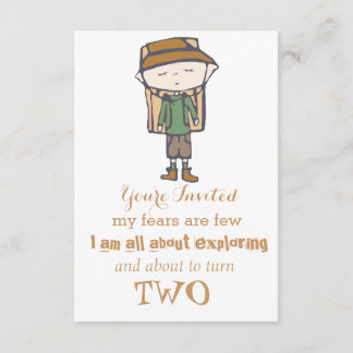 Ik sla dutjes over voor een wandelende babe verjaa kaart