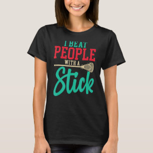 Ik sla mensen met een luierspeler t-shirt