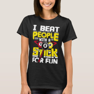Ik Sla Mensen Met Een Stok Voor De Gelegenheid Poo T-shirt