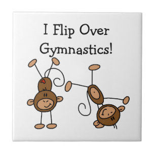 Ik sla over gymnastiek tegeltje