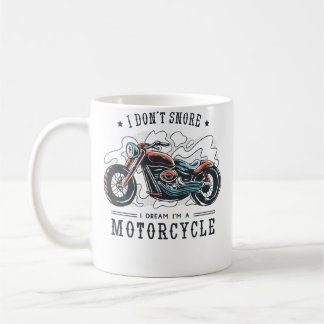 Ik Slaap Niet Ik Droom Dat Ik Een Motorfiets Ben Koffiemok