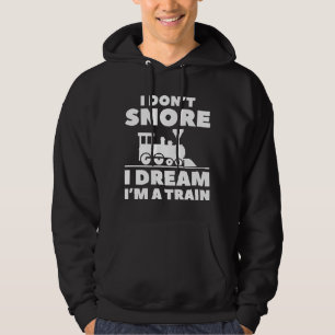 Ik Slaap Niet Ik Droom Dat Ik Een Trein Ben Hoodie