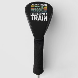 Ik Slaap Niet Ik Droom Dat Ik Een Trein Ben Vintag Golfheadcover