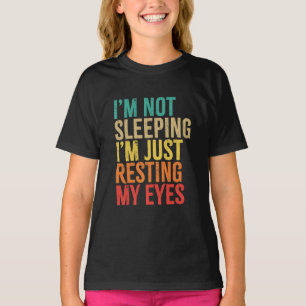 Ik slaap niet, ik ruik gewoon mijn ogen, grappig t-shirt