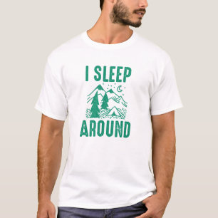 Ik slaap rond t-shirt