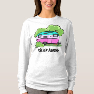 Ik slaap rond t-shirt