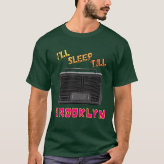 Ik slaap tot Brooklyn retro T-shirt