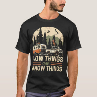 Ik Sleep Dingen En Ik Weet Dingen Vaderdag Wandele T-shirt