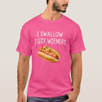 Ik slik sappige wieners grappige grap sarcastisch