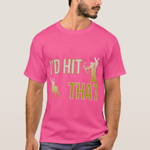 Ik sloeg die boog op jacht hertenjager grappig boo t-shirt