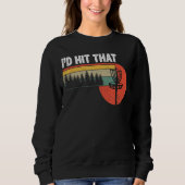 Ik sloeg die schijf Golf Tree Disc Golf door par 1 Trui (Voorkant)