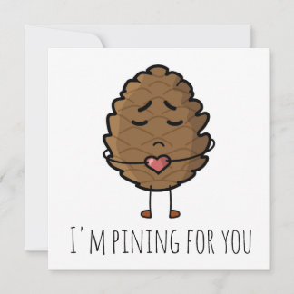 'Ik smacht naar je' valentijnkaart/kaart voor lang Kaart