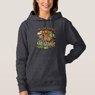 Ik Smelt Halloween Ijs Schedel Pomp Hoodie