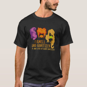Ik smog handbediende zanitizer veel en veel handse t-shirt
