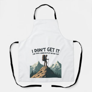 Ik snap het niet Het pad leek zo vlak Wandelen Schort