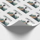 Ik snap niet dat het pad er zo plat uitzag cadeaupapier (Hoek)