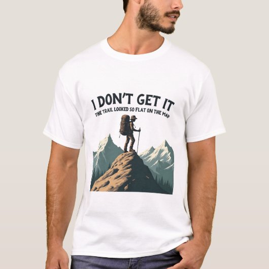 Ik snap niet dat het pad er zo plat uitzag t-shirt (Voorkant)