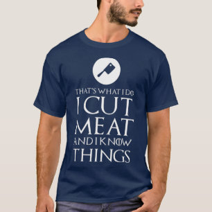 Ik snijd Vlees Funny Butcher Gift T-shirt