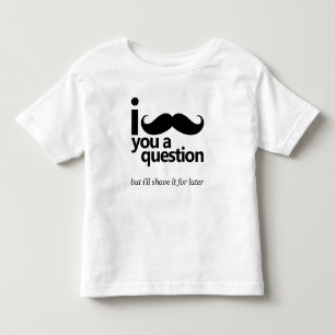 Ik snor je een vraag peuter T-shirt