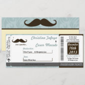 Ik snor je instapkaart bruiloft uitnodiging (Voorkant / Achterkant)