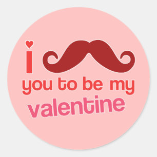 Ik snor je om mijn valentijn sticker te zijn