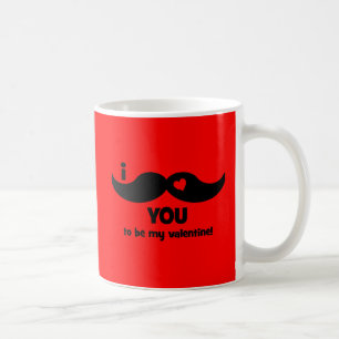 Ik snor je om mijn valentijn te zijn! koffiemok