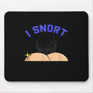 Ik Snort Crack Skelet Grappige Schedel Billen Soky Muismat