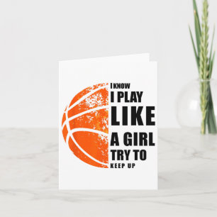 Ik speel als een meisje en probeer zo te blijven kaart