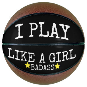 IK SPEEL ALS EEN MEISJES-BASISballen Basketbal