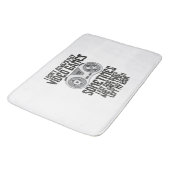 Ik speel altijd videospelletjes Humor grappig Badmat (Gekanteld)