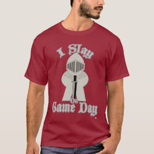 Ik speel bij Game Day Board Gamer Knight T-shirt