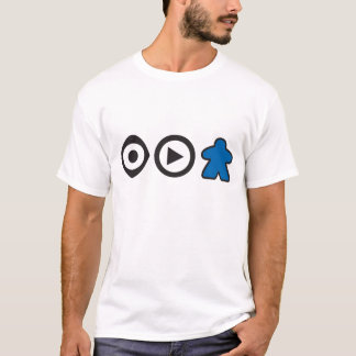 Ik speel Blauw T-shirt