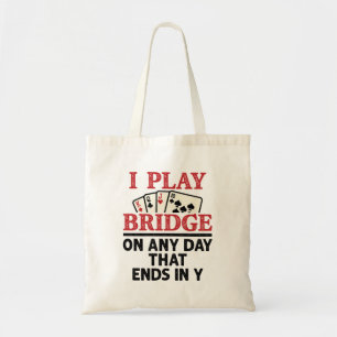 Ik speel Brug op om het even welke dag die in Y ei Tote Bag