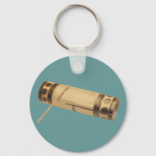 Ik speel de Guiro. Sleutelhanger